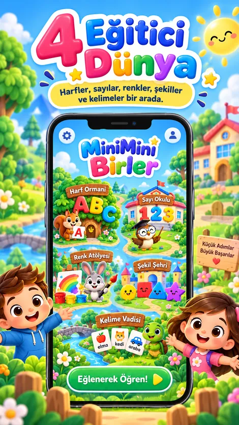 Mini Mini Birler ana öğrenme dünyası