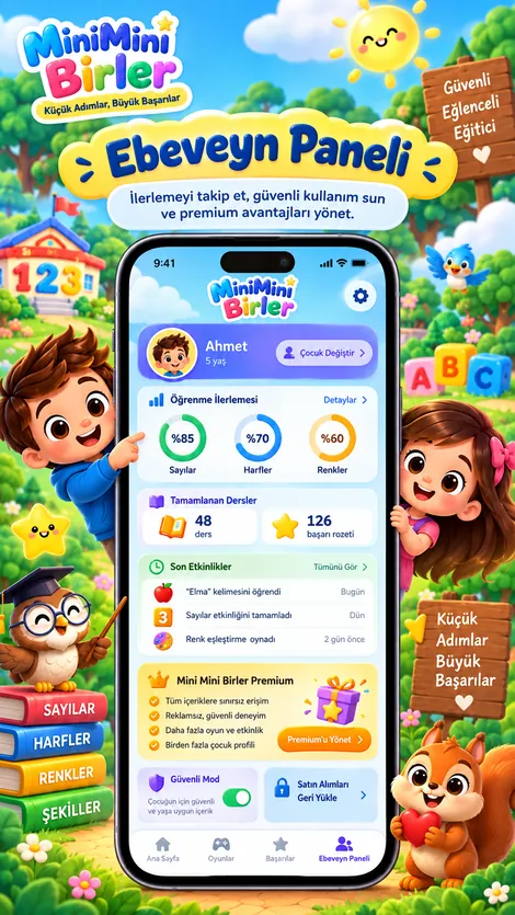 Mini Mini Birler ebeveyn paneli